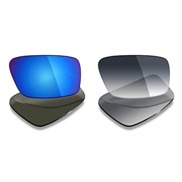 Imagem de 2 pares de lentes polarizadas de substituição da Mryok para óculos de sol Oakley Twitch – Opções