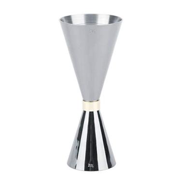 Imagem de Bar Jigger,30ml 60ml A?o Inoxid¨¢vel Wine Cocktail Shaker Duplo Jigger Cone Bebida Bebida Copo Medidor de Vinho Acess¨®rios de Bar Ferramenta para Fam¨ªlia, Bar, Hotel, Caf¨¦, KTV, Coador Bar Jigger