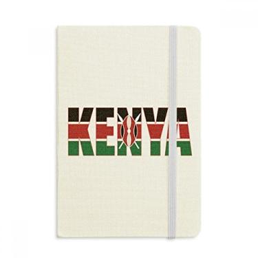 Imagem de Caderno com nome da bandeira do país, capa dura de tecido, diário clássico A5