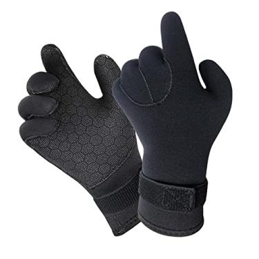 Imagem de Colaxi de mergulho de neoprene, de cinco dedos, roupa de mergulho quente, de inverno para homens e mulheres, de, de, 5mm M
