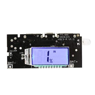 Imagem de 5V 1A 2.1A Power Bank Board Dual USB Display LCD 18650 Módulo DIY para Carregador de Bateria de Lítio