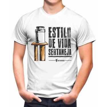 Imagem de Camiseta Masculina Estilo de Vida Sertaneja Colorida-Masculino