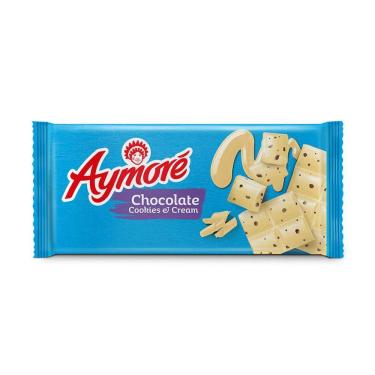 Imagem de Chocolate Branco Aymoré Cookies e Cream 80g