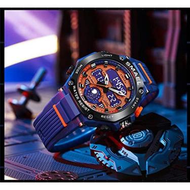 Imagem de Relógios Masculinos Multifuncionais Militares S-Shock LED Digital Impermeáveis com Alarme