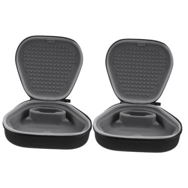 Imagem de Gadpiparty 2 Unidades saco de armazenamento de fone de ouvido bolsa para fone de ouvido fones de ouvido sem fio case fone de ouvido case headphone caso de fone de ouvido rígido duro zíper Eva