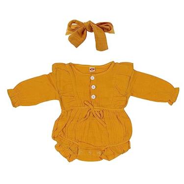 Imagem de 1 Conjunto macacão babados pijama de lã coral para criança terno infantil roupinhas de bebê recém-nascido roupas para bebês meninas macacão quentinho para bebê body quentinho bebê