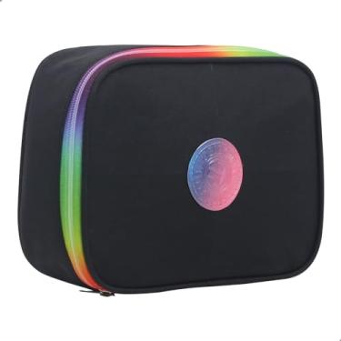 Imagem de Estojo Escolar Box 1 Compartimento Divisoria Porta Lapis Canetas Yepp MB13095-E (Preto)