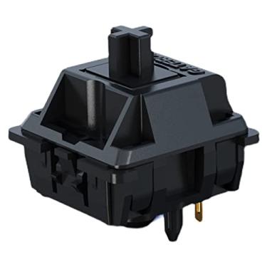 Imagem de DRAOZA Teclado mecânico para jogos Gateron Oil King linear pré-lubrificado com 5 pinos (72 peças)