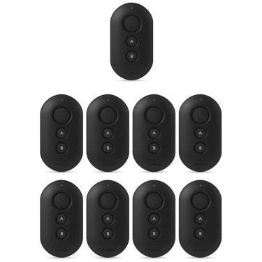 Imagem de Kit 9 Controle Remoto para Alarme e Portão XAC 4000 Smart Preto Intelbras