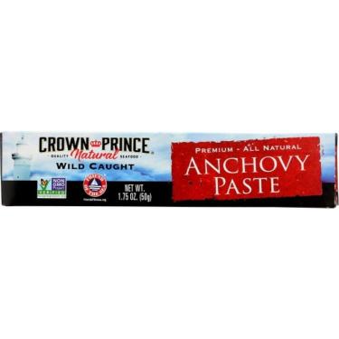 Imagem de Estojo de pasta de anchova de 1 x 1,75 onças da Crown Prince (pacote com 4)