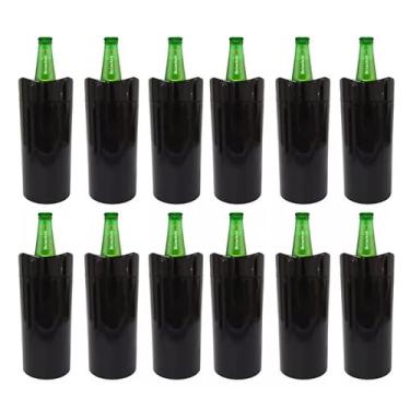 Imagem de Porta Garrafa Termico litrao camisinha para cerveja 600ml isopor bar restaurante (12, 600ml)