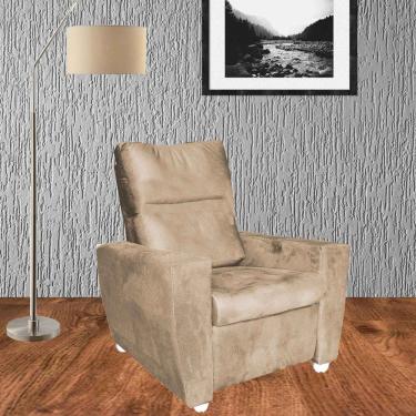 Imagem de Poltrona Reclinável Do Papai Moderna Nivea Capuccino