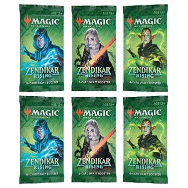 Imagem de 6 Packs Magic: The Gathering Draft Booster Pack Lot MTG Zendikar Rising
