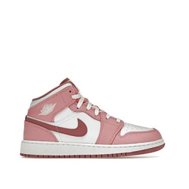 Imagem de Nike Tênis masculino, Giz coral/baga do deserto - branco, 7 Big Kid