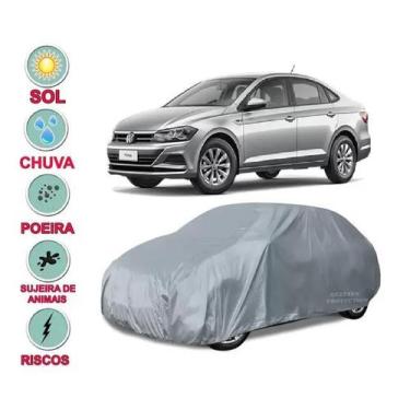 Imagem de Capa cobrir carro Virtus 100% Impermeável Proteção Total Bezzter