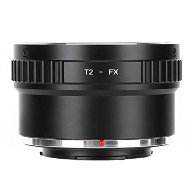 Imagem de Anel Adaptador de Lente Anel Adaptador de Liga de Alumínio para Lentes de Montagem T2 para Câmera de Montagem Fuji Fx