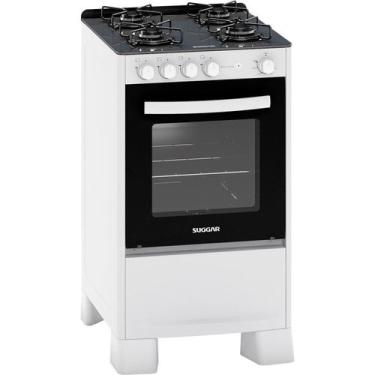 Imagem de Fogão Mesa de Vidro 4 Queimadores Neo Cook Bivolt Branco - Suggar, Biv