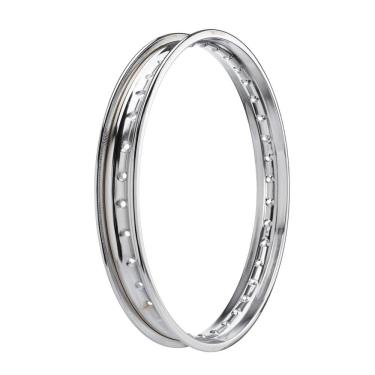 Imagem de Aro De Roda Temco Cromado 185 X 19 (d) Bros 150 [F016]