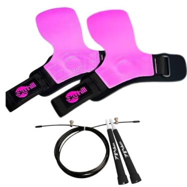 Imagem de Luva Hand Grip Skyhill Competition Com Corda (Pink, GG)