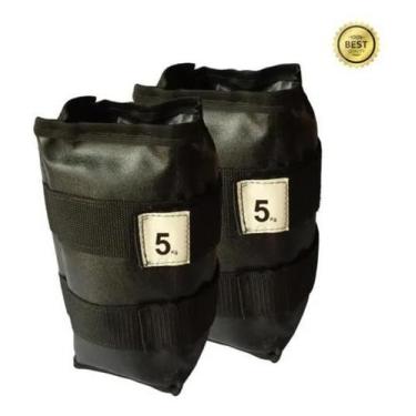 Imagem de 2X Caneleira/ Tornozeleira 5Kg Super Premium - Anilhas&Cia, Lona marít