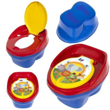 Imagem de Troninho Penico Bichinhos Musical Facilita o Desfralde Bebê Criança - 