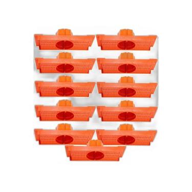 Imagem de Kit 11 Caixa Luz Suporte P/ Laje Octogonal 27, 30cm Plasled