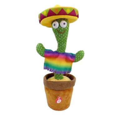 Imagem de Cacto Dançante Falante Com 120 Músicas Brinquedo Infantil - Oba