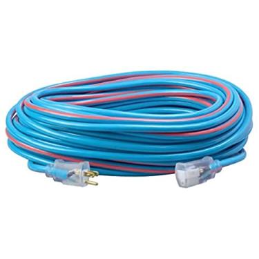 Imagem de Southwire 02549SW0064 12/3 30 metros Neon cabo de extensão externo (azul/vermelho)