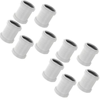 Imagem de Luva de Correr Esgoto Encanamento Tubos Canos 50mm 10Und - FORTLEV