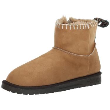 Imagem de MUK LUKS Bota feminina Tatum Fashion, Bronzeado, 9 Wide