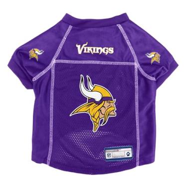 Imagem de Littlearth Camiseta básica para animais de estimação Minnesota Vikings NFL