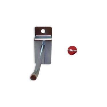 Imagem de 100 Ganchos Para Expositor Painel Canaletado De 05,10,15 e 20cm Zincad