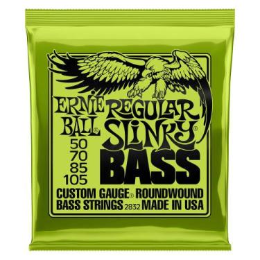 Imagem de Encordoamento baixo ernie ball 2832 050.105 4 cordas regular slinky ni