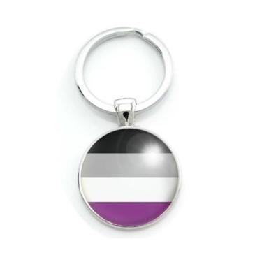 Imagem de Chaveiro Bandeira do Orgulho Assexual - RECANTO ASTRAL