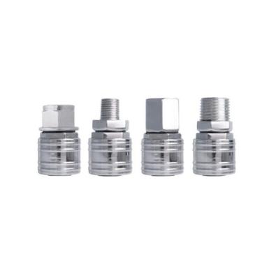 Imagem de Engate Rapido P/Ar Comp Zamak Crom Rosca Macho 1/4equot 10401E - GARDE