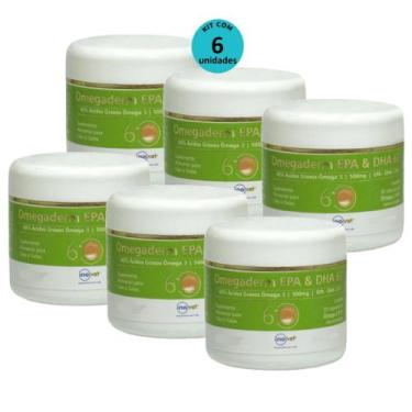 Imagem de Omegaderm EPA & DHA 60 Suplemento P/ Cães e Gatos 500mg C/ 30 cáp. Ino