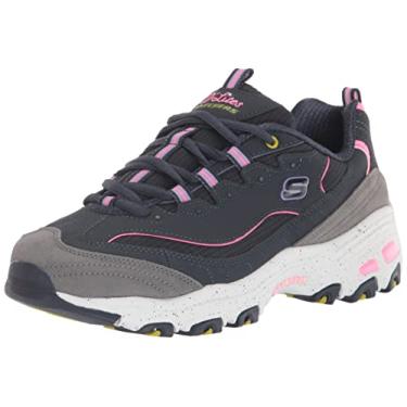 Imagem de Skechers Tênis feminino D'Lites, Nvmt = azul marinho/multi, 7