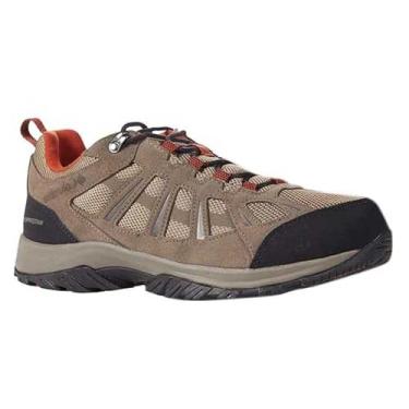 Imagem de Columbia Sapato masculino Redmond Iii impermeável para caminhada, Pebble/Siena escura, 8.5 Wide