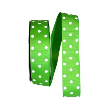 Imagem de Reliant Ribbon Fita de ponto de aspirina Grosgrain, 3,8 cm x 45 m, verde maçã
