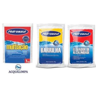 Imagem de Kit limpeza manutenção piscina acqualimpa 5 - hidroazul