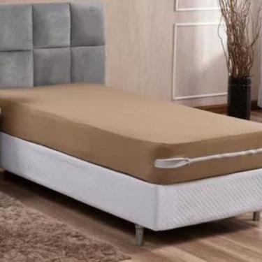 Imagem de Capa protetora colchão cama casal king size com malha gel super reforç