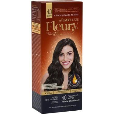 Imagem de Tintura fleury 4.0 castanho medio - Embelezze