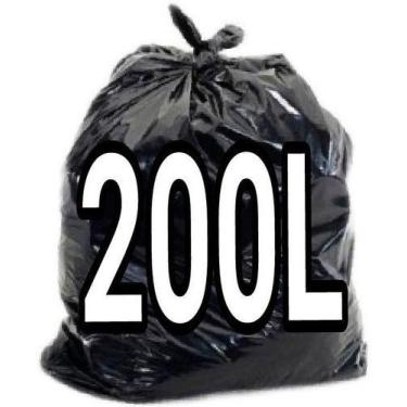 Imagem de Saco De Lixo 200 Litros Intermediario 100 Unidades - HIGIPACK