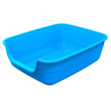 Imagem de Caixa de Areia para Gatos Bandeja Caixona Ultrabox Nospet, Azul