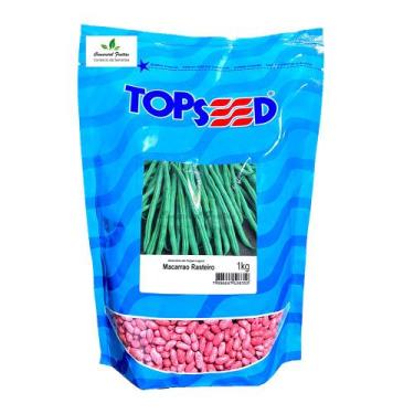 Imagem de Sementes de Feijão de Vagem Macarrão Rasteiro Pcte C/ 1kg - TOPSEED