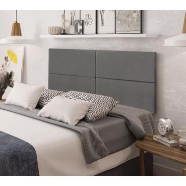 Imagem de Cabeceira Estofada Para Cama De Casal 004 Dobrável Produzida Em MDF/MD