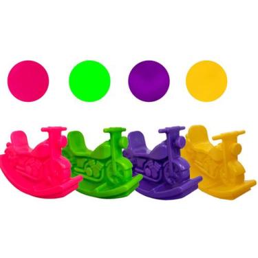 Imagem de Parquinho Gangorra Moto tipo Cavalinho Infantl Varias Cores Playground