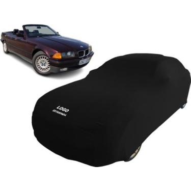 Imagem de Capa Carro Logo Bmw 325i Cabriolet Conversível Anti Riscos - Mz, Preta