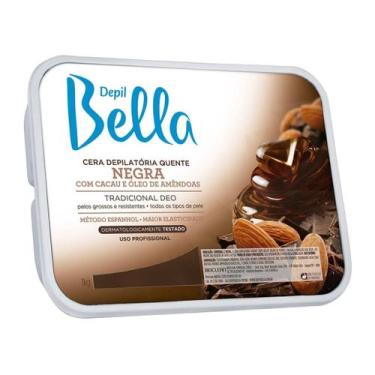 Imagem de Cera Depilatória Quente Negra 1kg - Depil Bella