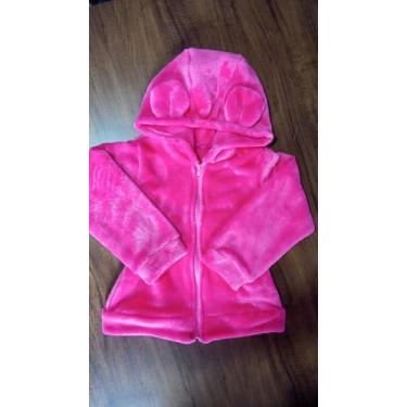 Imagem de Casaco Teddy Infantil Fleece 6 a 14 Anos - Bebê Line, Rosa, 14